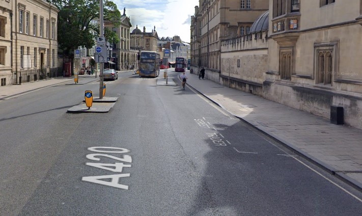 Oxford High Street site: East view
