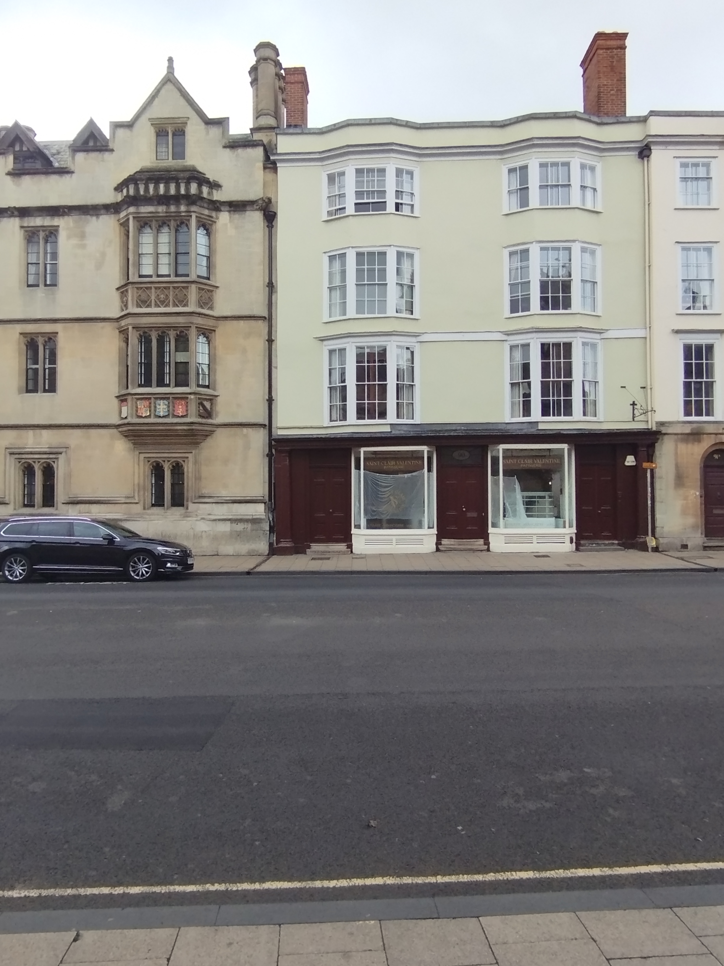 Oxford High Street site: South view